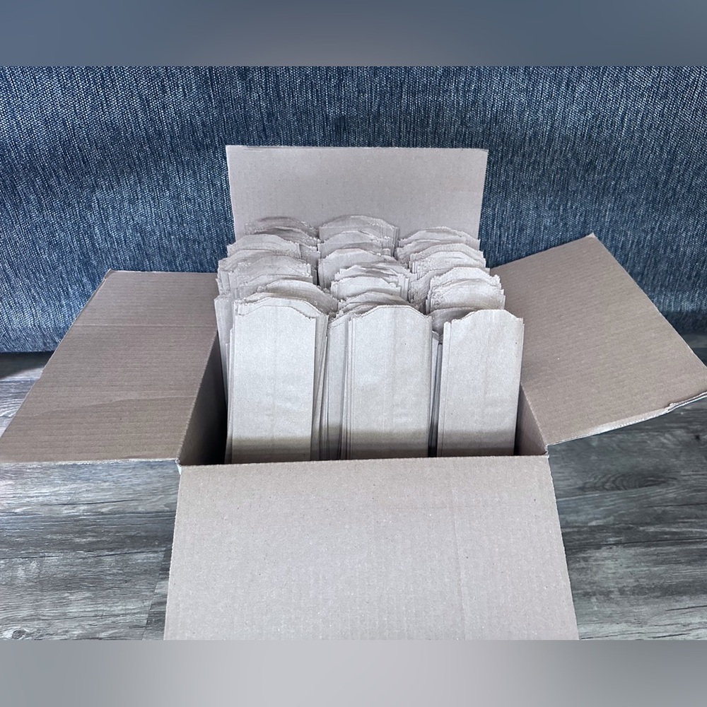 Cutlery Paper Sleeves - Utensil Paper Holders About 2000 Open Box